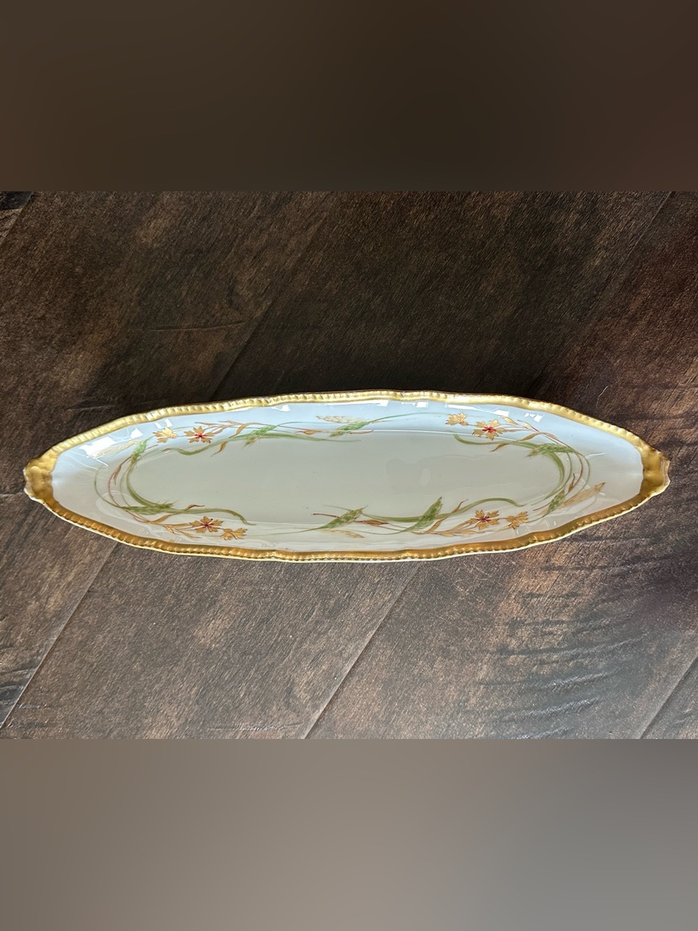 Antique Limoge Maison Coiffe 1891-1914 celery dish